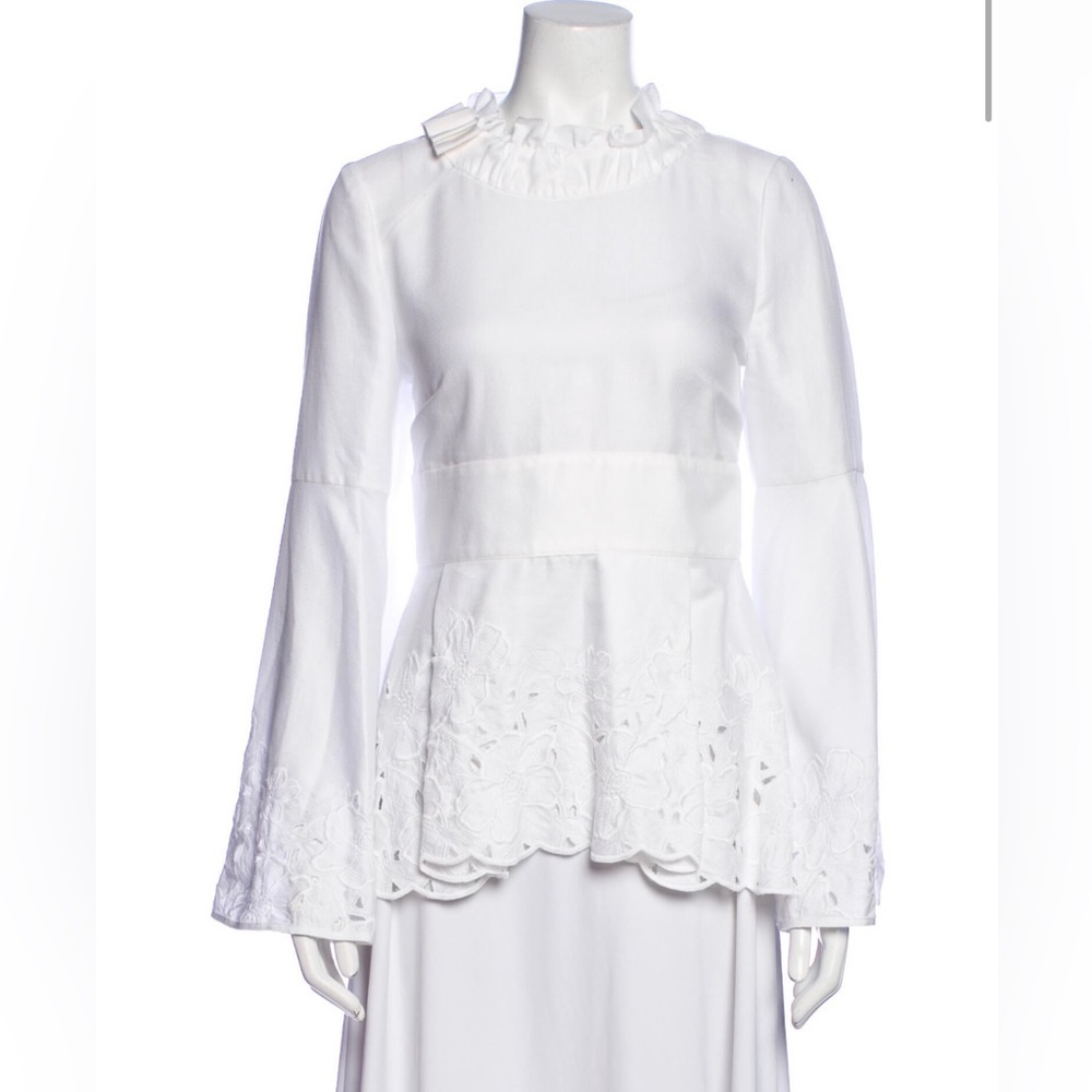 Erdem White Blouse size 4